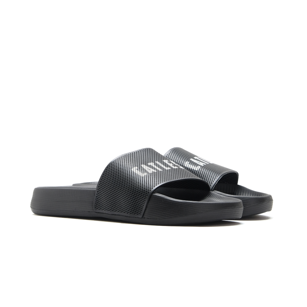 CATLESS Sandal Slip On Pria Karet - Sandal Slide Flip Flop - Sendal Slop - Jamie Hitam
