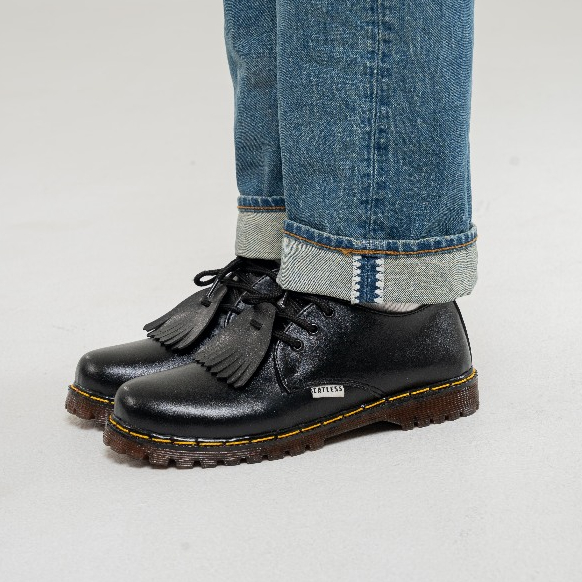 Catless Ohio Hitam - Sepatu pria oxford casual formal kerja Loafers Boots Kulit