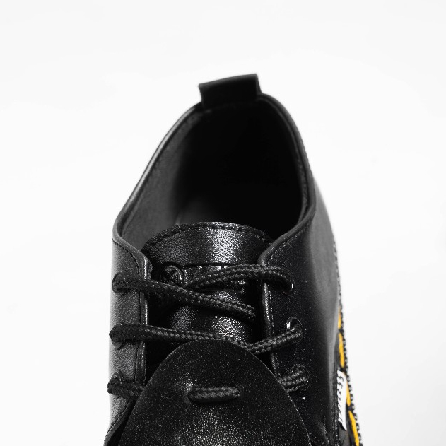 Catless Ohio Hitam - Sepatu pria oxford casual formal kerja Loafers Boots Kulit