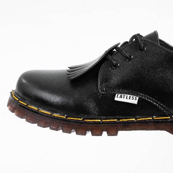 Catless Ohio Hitam - Sepatu pria oxford casual formal kerja Loafers Boots Kulit