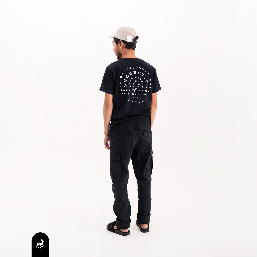 Tees/T-Shirt Typeface 01 - Black