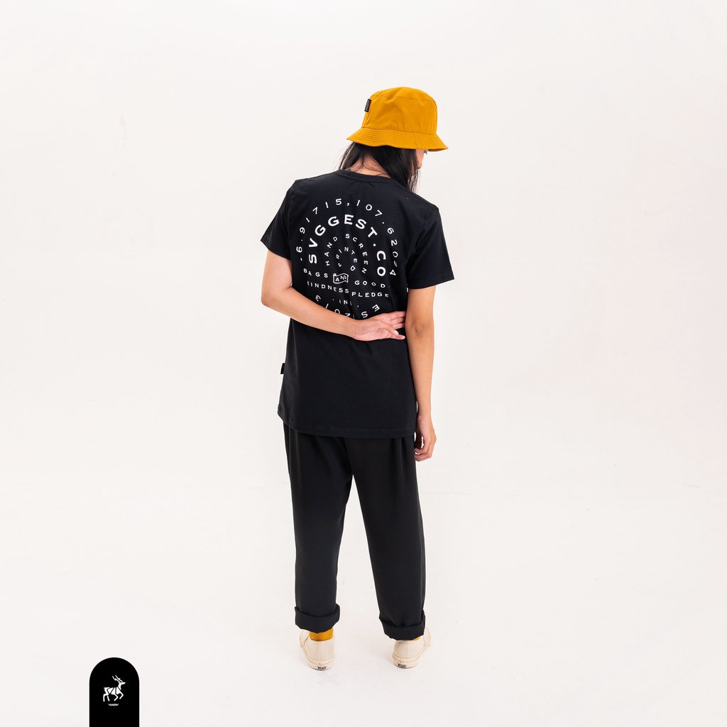 Tees/T-Shirt Typeface 01 - Black