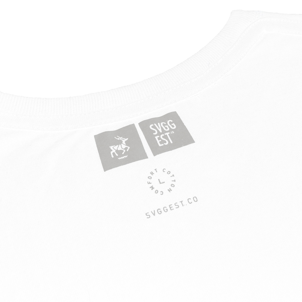 Svggest Tees/T-Shirt Typeface 02 - White