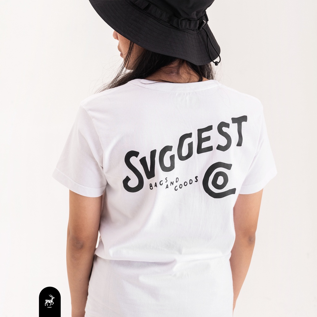 Svggest Tees/T-Shirt Typeface 02 - White
