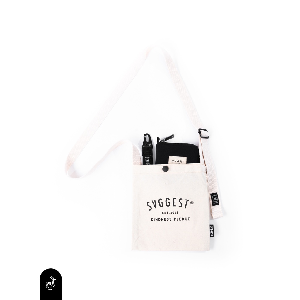 Svggest Mini Sling Bag - Quoll Broken White