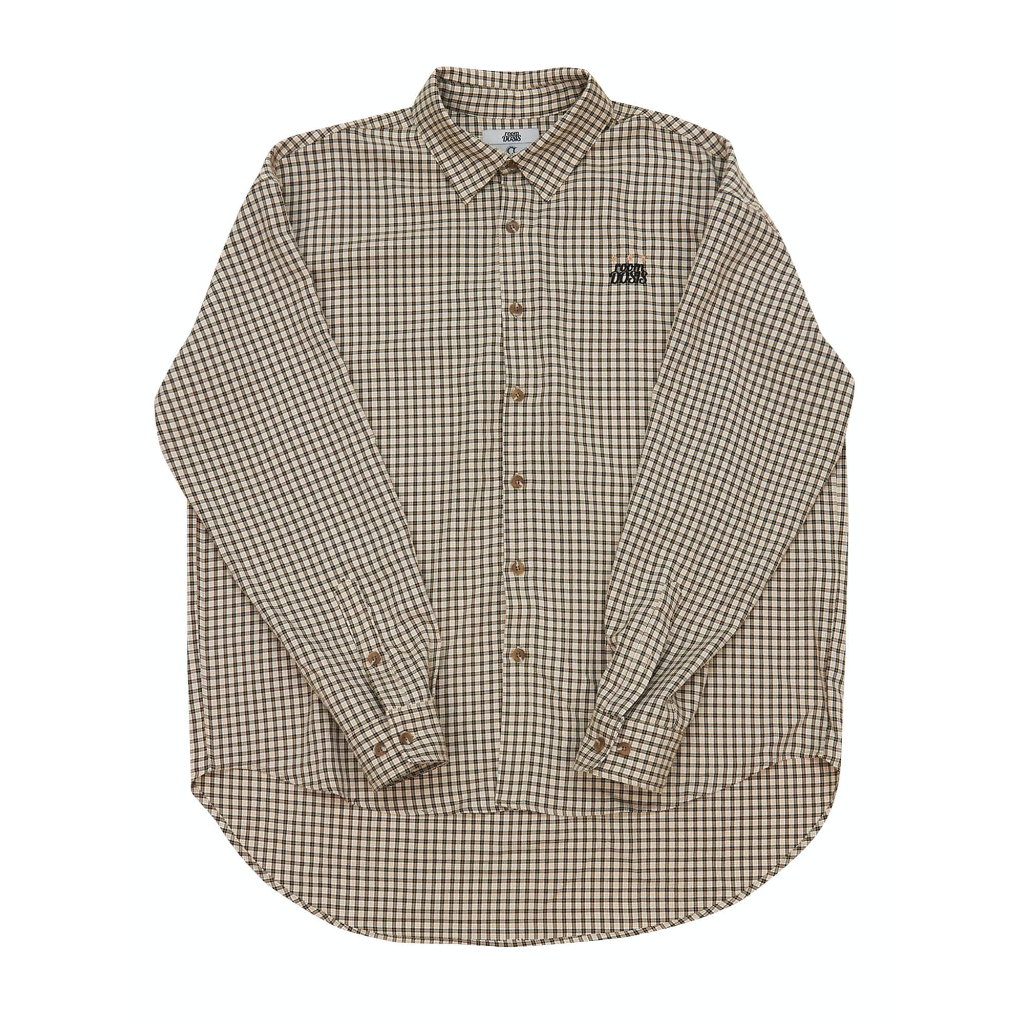 ROOMDOSIS Oversize Check Shirts - Kotak Kotak