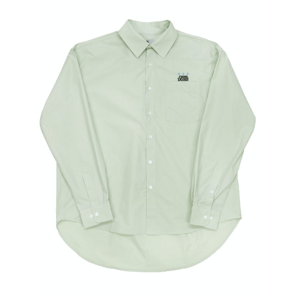 ROOMDOSIS  Oversize Star Shirts - Lime