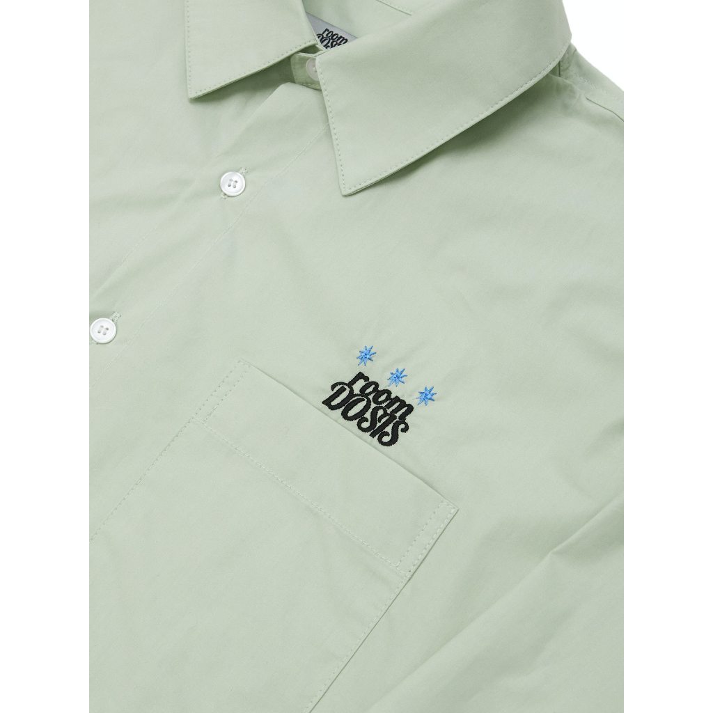 ROOMDOSIS  Oversize Star Shirts - Lime