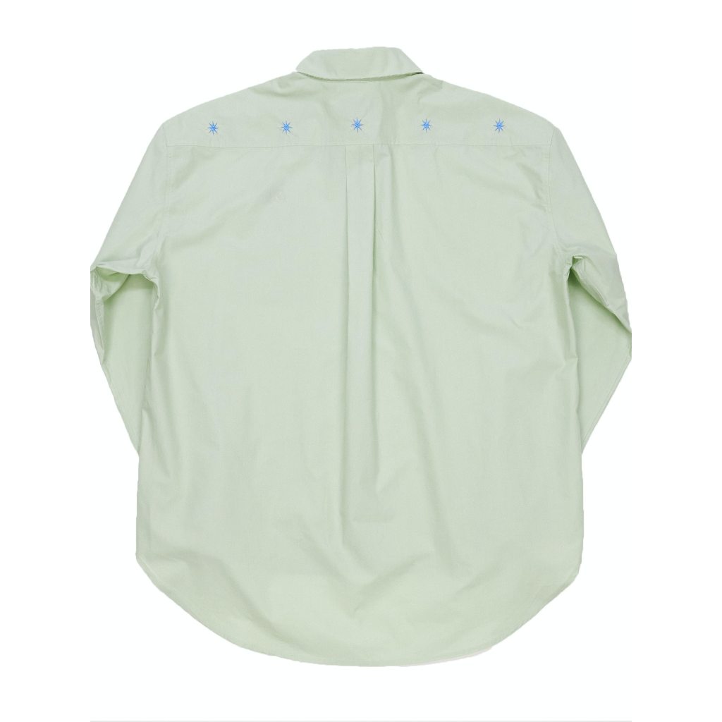 ROOMDOSIS  Oversize Star Shirts - Lime