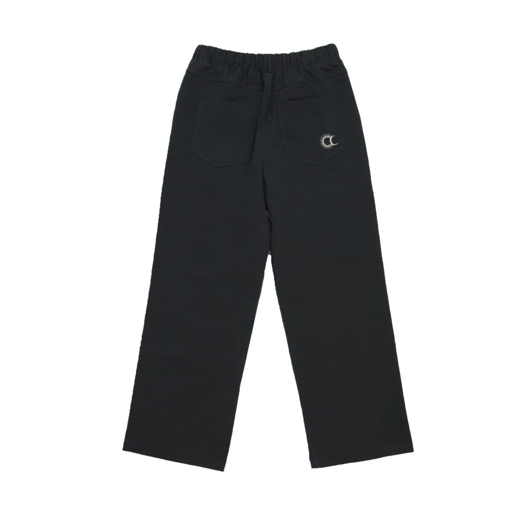 ROOMDOSIS Twotone Combi Pants - Charcoal
