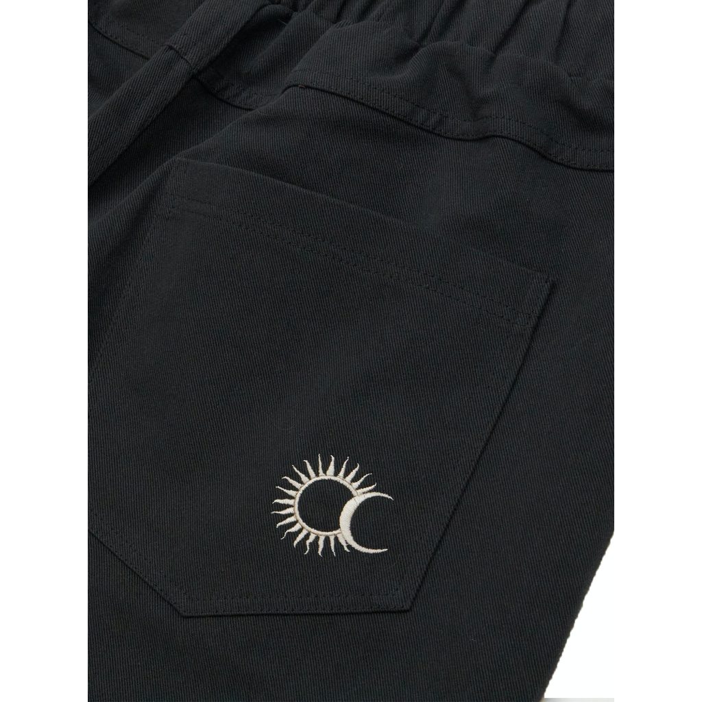 ROOMDOSIS Twotone Combi Pants - Charcoal