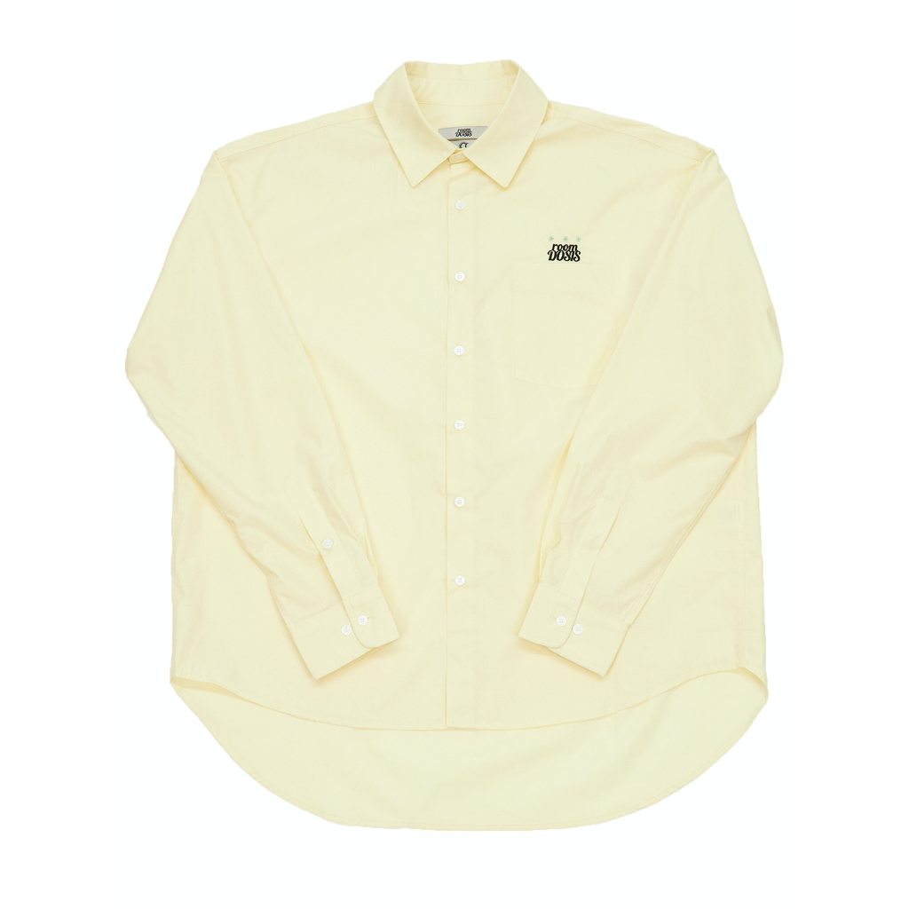 ROOMDOSIS  Oversize Star Shirts - Light Yellow