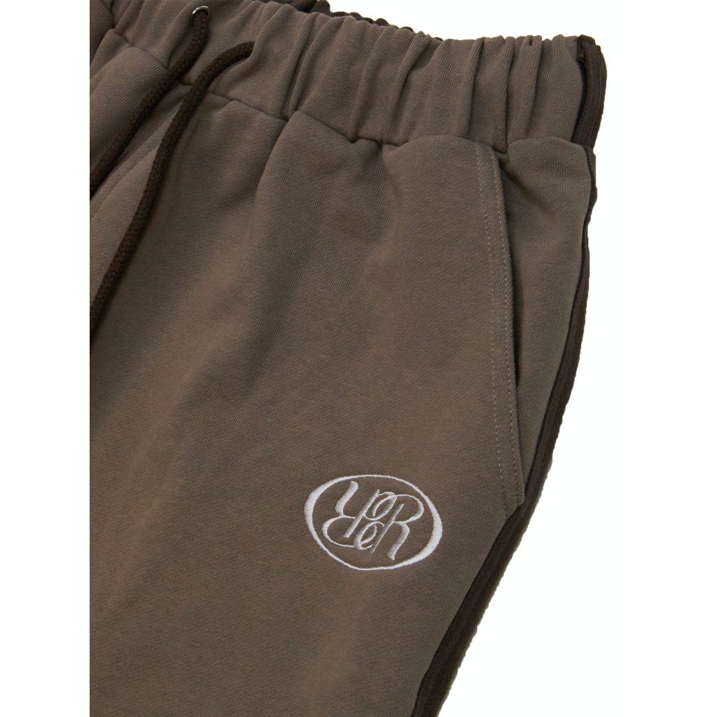 ROOMDOSIS Twotone Combi Pants - Brown