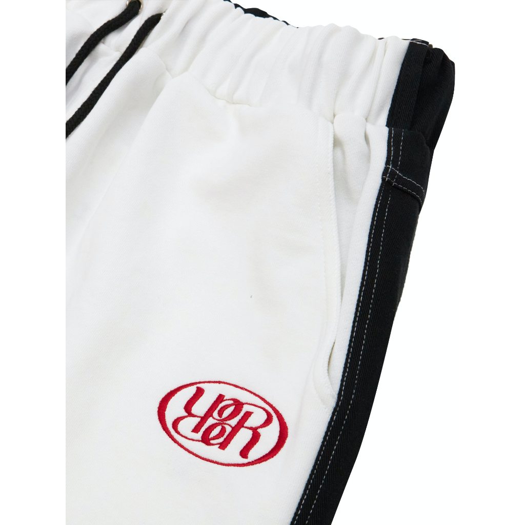 ROOMDOSIS Twotone Combi Pants - BW