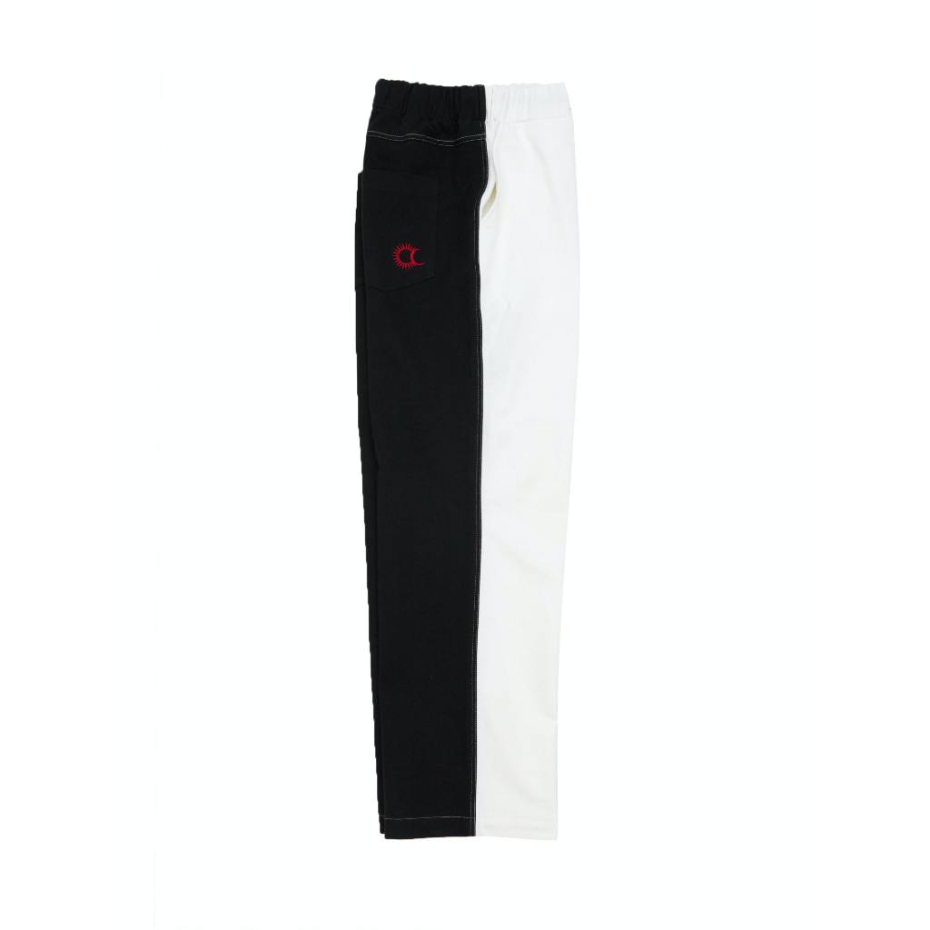 ROOMDOSIS Twotone Combi Pants - BW