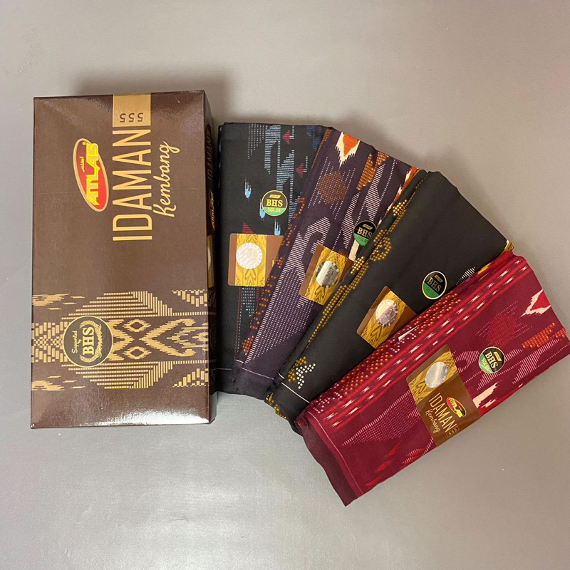 10 Pcs Grosir Sarung Atlas Idaman Kembang 555 Bahan Katun Rayon Halus dan Lembut [Garansi Original]
