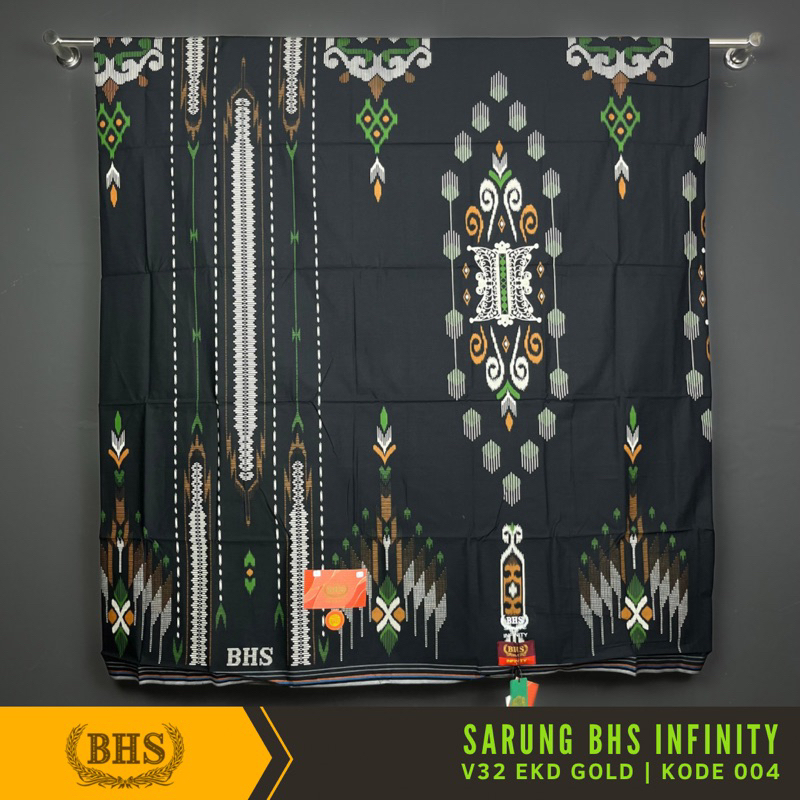 [Garansi Original] Sarung BHS Infinity Gold Motif V32 EKD Bahan Viscose Blend Halus dan Lembut di Design dengan Motif Trendy dan Elegan