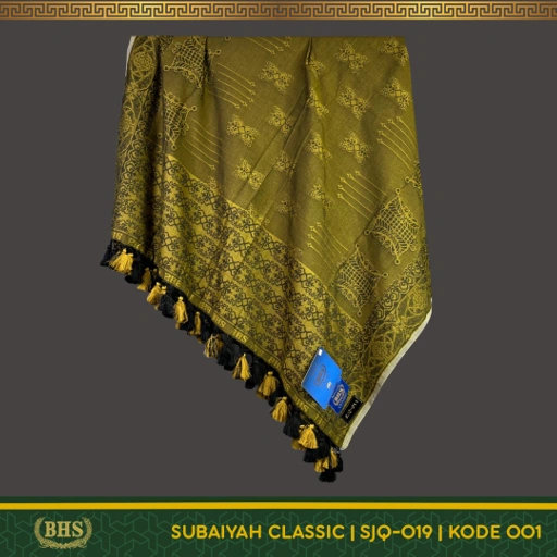 Image of Subaiyah / Sorban BHS Classic Motif SJQ-019 Bahan Rayon Mercerized Halus, Lembut, dan Stylish [Original Product]