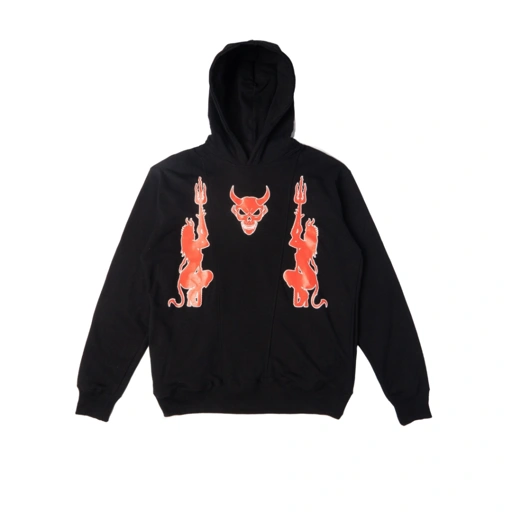 Image of Rich Hoodie The Devil Black