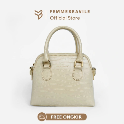 Image of FEMMEBRAVILE Sling Bag Tas Selempang Wanita Fashion Women Shoulder bag Femo S Croco