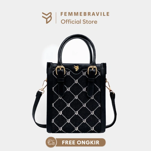Image of FEMMEBRAVILE Sling Bag Tas Selempang Wanita Fashion Women Shoulder bag Carol Bag
