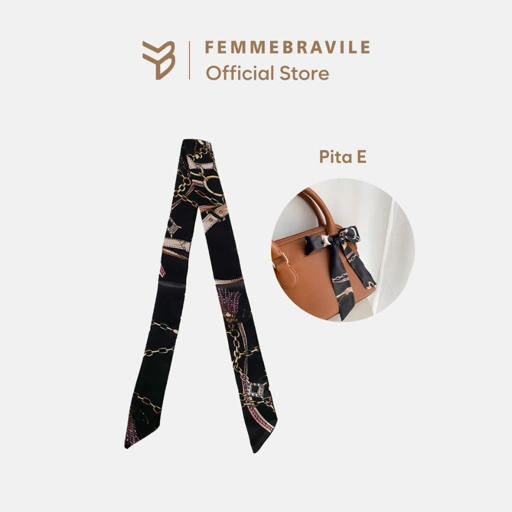 Image of FEMMEBRAVILE Pita Tas  Fashion Bag Scarf Bag Aksesoris Tas