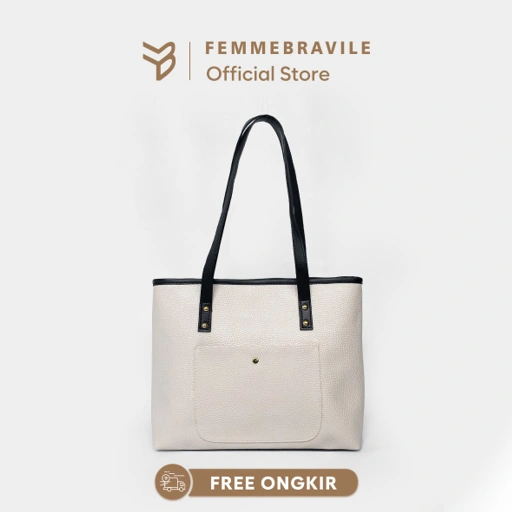 Image of Femmebravile - Tas Wanita - Totebag - Fashion Wanita - Shoulder Bag - Totebag Kuliah - Bona Bag