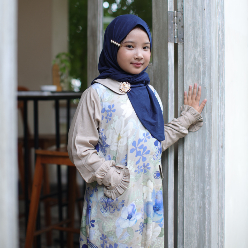 Raya Series Magnolia - Dress Anak Perempuan