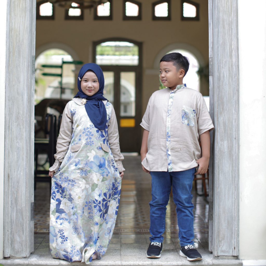 Raya Series Magnolia - Dress Anak Perempuan