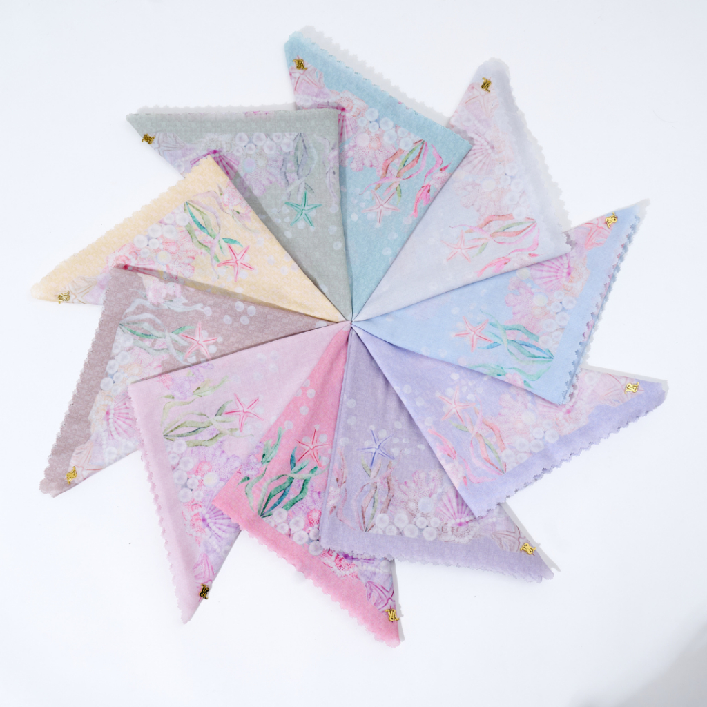 Scarf Pearl of The Sea Series x Insta Perfect - Hijab Segi Empat