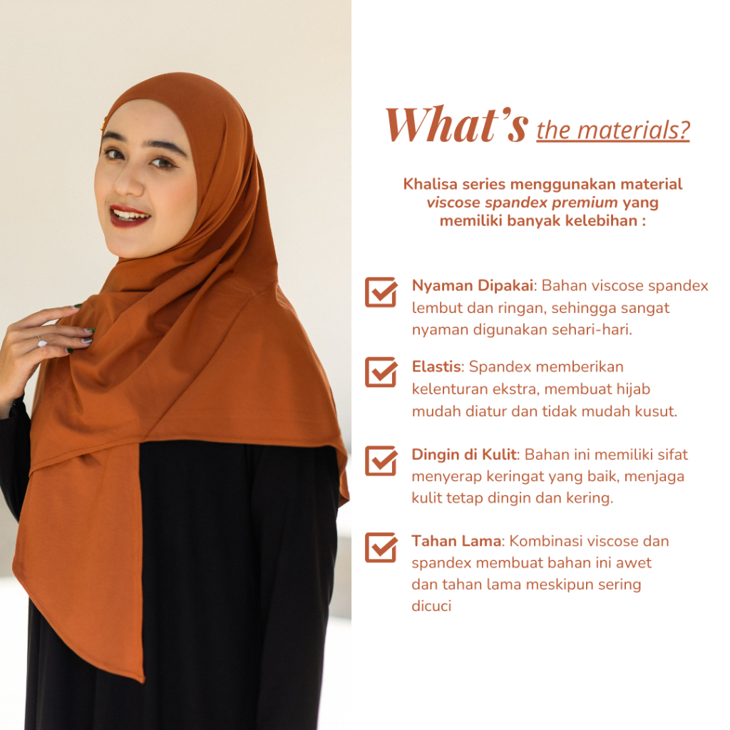 Khalisa Instant Shawl - Viscose Spandex