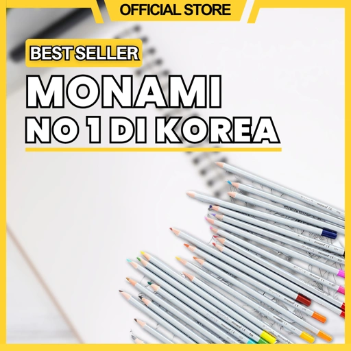 Image of Monami Pensil Warna ||| High-grade Oil Pencil Color Pensil Warna Minyak 12/24/36/48 Warna