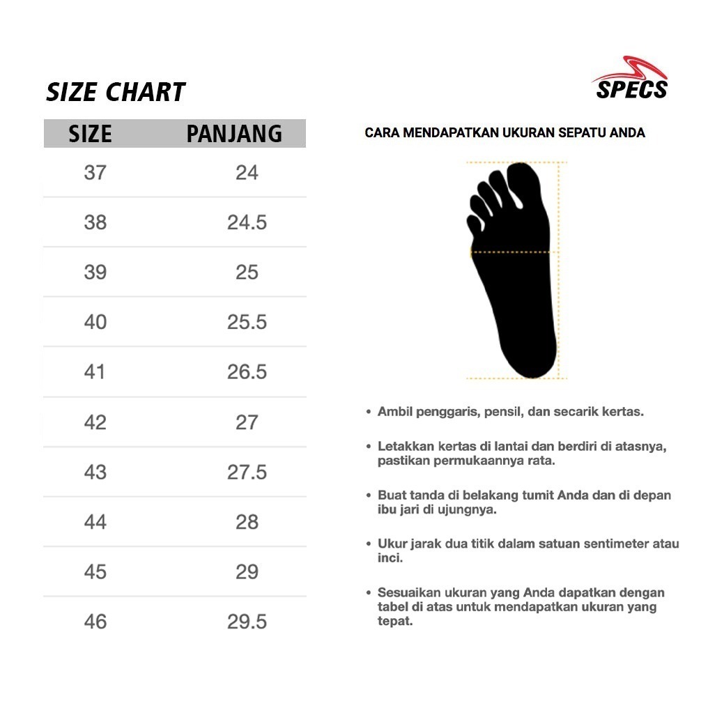 Specs Accelertator Lightspeed 20 IN - 4 Warna
