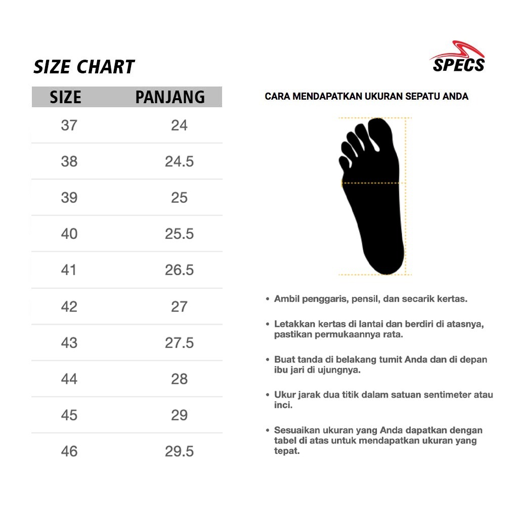 Specs Accelerator Speedkraft Pro IN - 4 Warna
