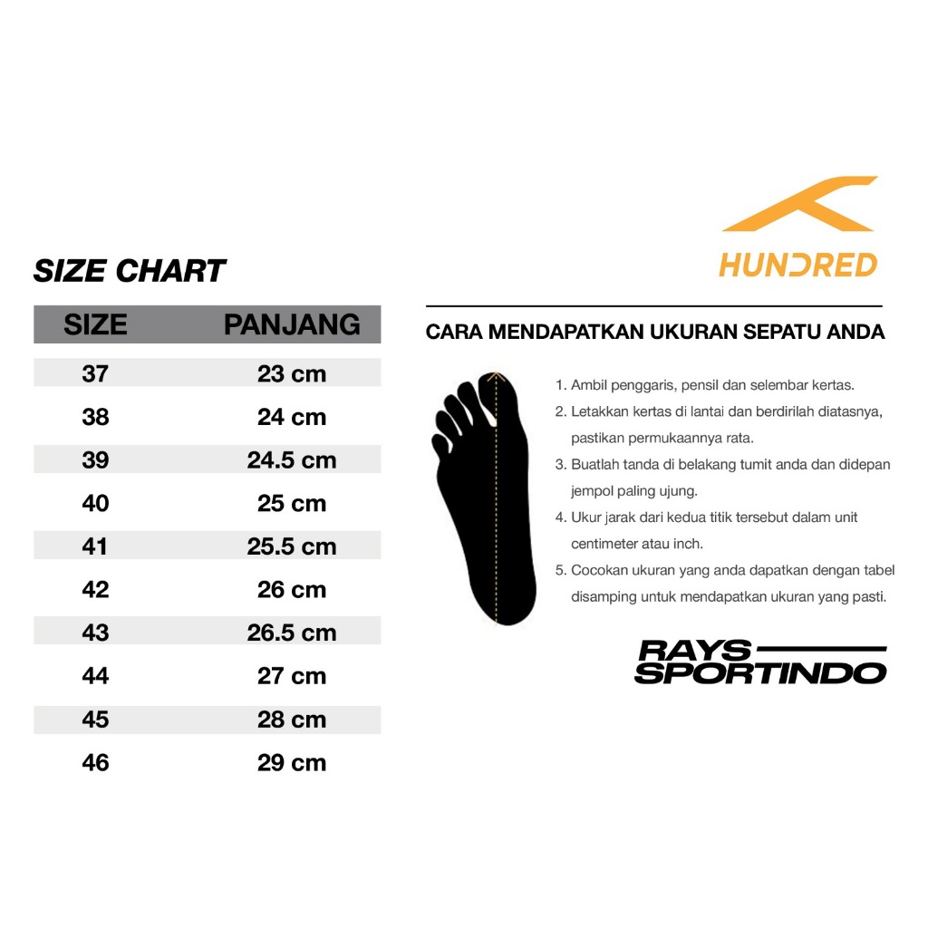 Hundred Sprintpace - 3 Warna