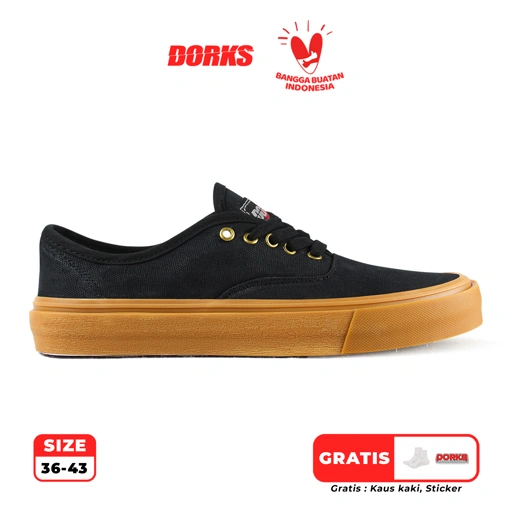 Image of Dorks Otentik Gum - Sepatu Sneakers Casual Pria Wanita Sepatu Sekolah Dorks
