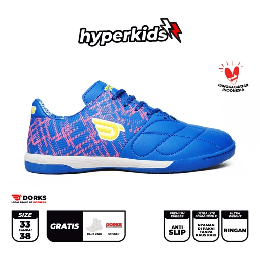 Image of Dorks Futsal Hyperfast Kids Series - Sepatu Futsal Anak Original Dorks