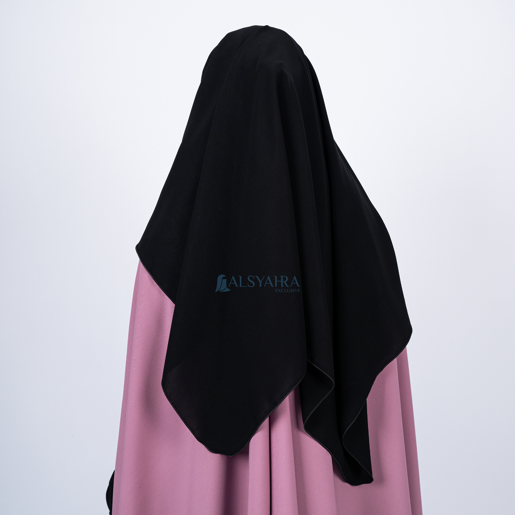 Alsyahra Exclusive - Niqab Yaman Jetblack Edition