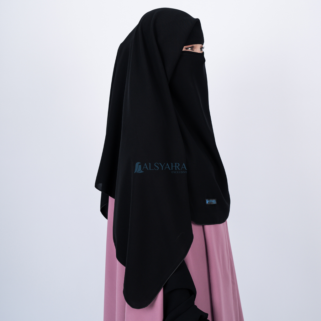 Alsyahra Exclusive - Niqab Yaman Jetblack Edition