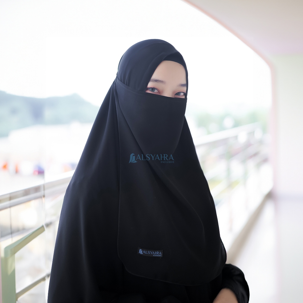 Alsyahra Exclusive - Cadar Tali Basic Soft Jetblack