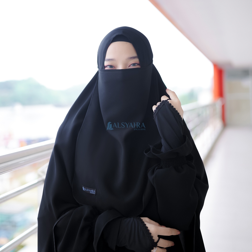 Alsyahra Exclusive - Cadar Tali Basic Soft Jetblack