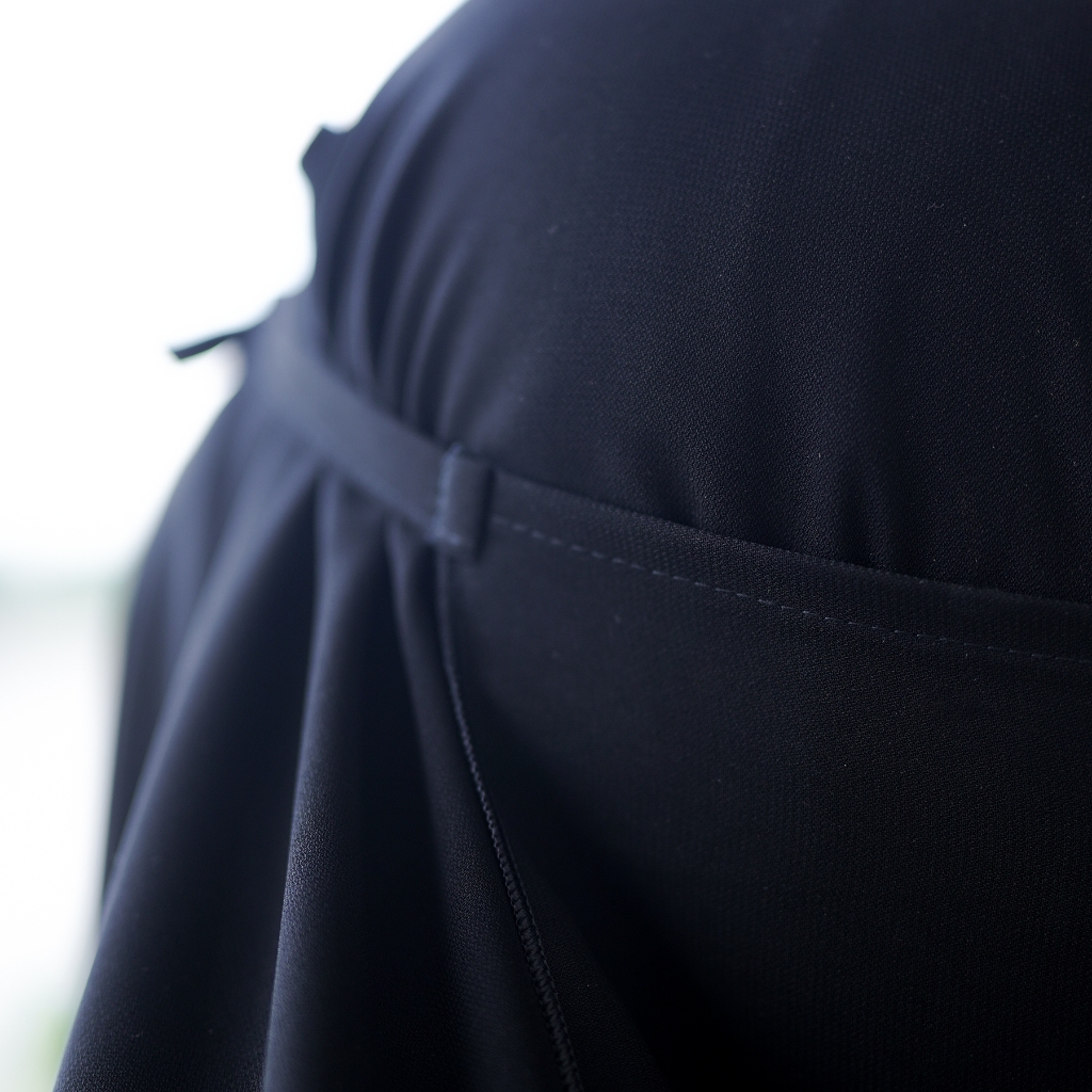 Alsyahra Exclusive - Cadar Tali Basic Soft Jetblack