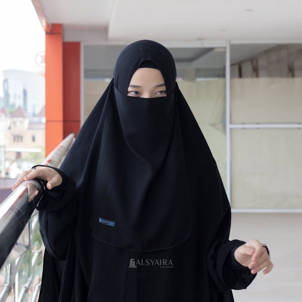 Alsyahra Exclusive - Cadar Tali Basic Soft Jetblack