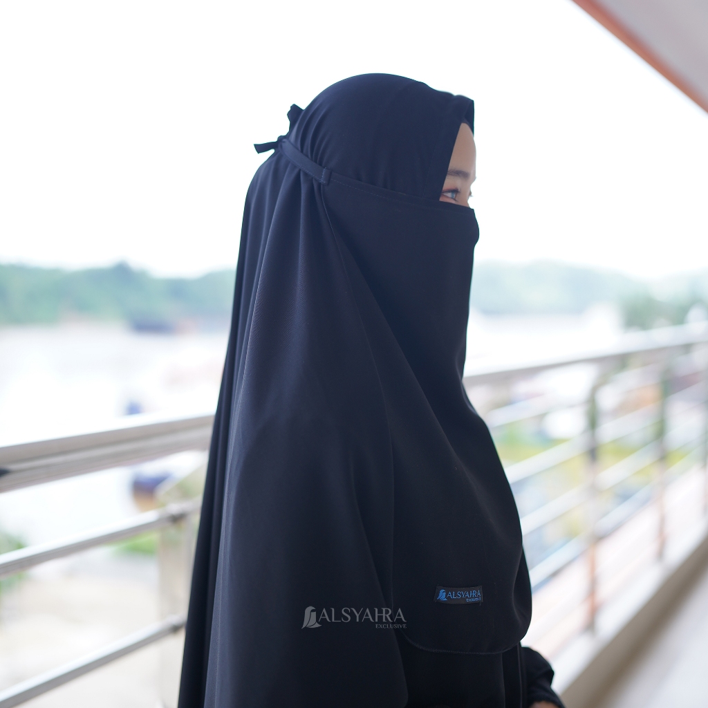 Alsyahra Exclusive - Cadar Tali Basic Soft Jetblack