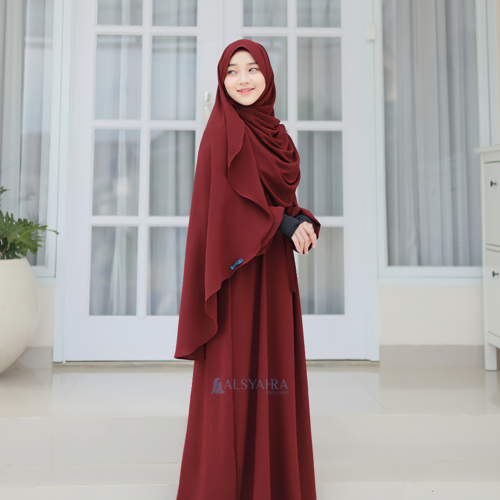 Alsyahra Exclusive - Set Pashmina Annisa Cadar Tali Luxury Airflow Premium